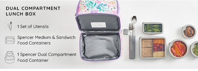 DUAL COMPARTMENT LUNCH BOX