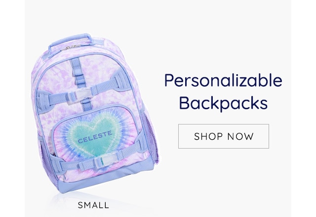 PERSONALIZABLE BACKPACKS