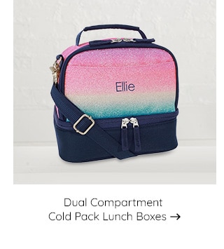 DUAL COMPARTMENT COLD PACK LUNCH BOXES