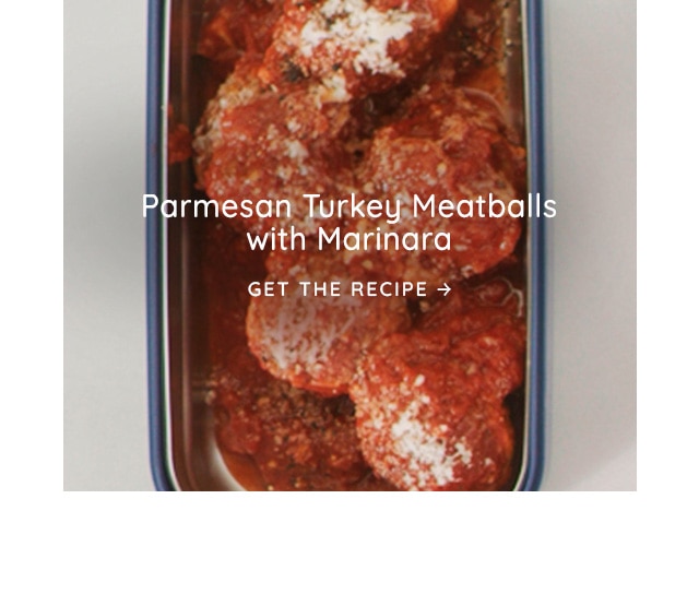 PARMESAN TURKEY MEATBALLS WITH MARINARA