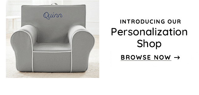 INTRODUCING OUR PERSONALIZATION SHOP