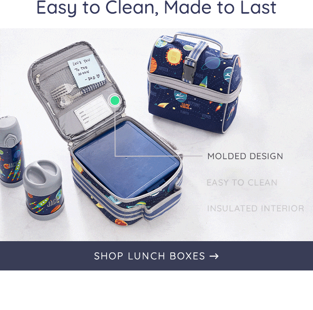 EASY TO CLEAN, MADE TO LAST - SHOP LUNCH BOXES