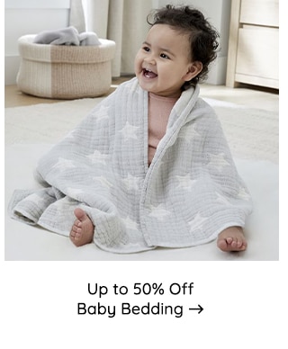 UP TO 50% OFF BABY BEDDING