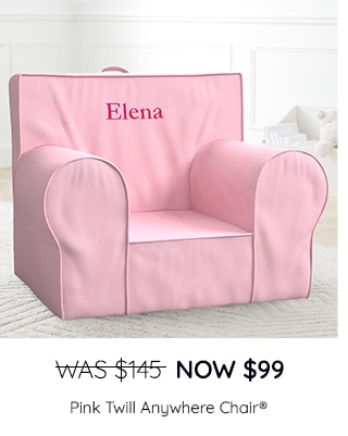 PINK TWILL ANYWHERE CHAIR