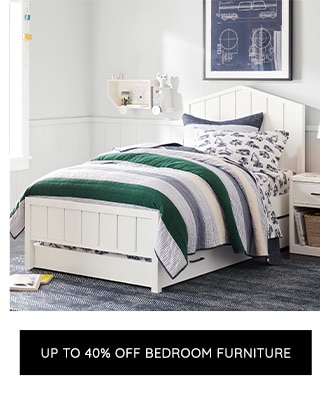 UP TO 40% OFF BEDROOM FURNITURE