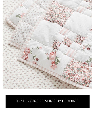 UP TO 60% OFF NURSERY BEDDING