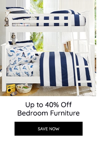 UP TO 40% OFF BEDROOM FURNITURE