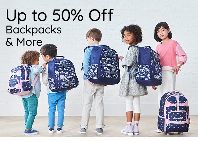 UP TO 50% OFF BACKPACKS AND MORE