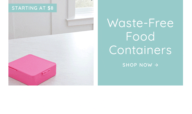 WASTE-FREE FOOD CONTAINERS
