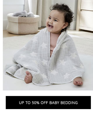 UP TO 50% OFF BABY BEDDING