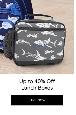 UP TO 40% OFF LUNCHBOXES