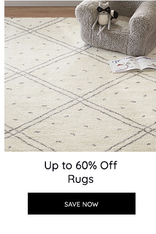 UP TO 60% OFF RUGS