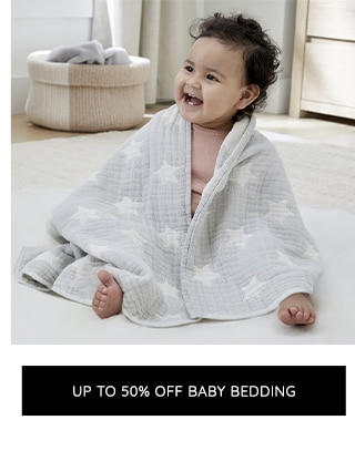 UP TO 60% OFF BABY BEDDING