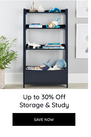 UP TO 30% OFF STORAGE AND STUDY