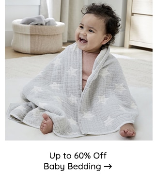 UP TO 60% OFF BABY BEDDING