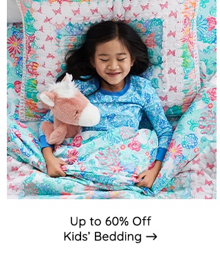 UP TO 60% OFF KIDS BEDDING