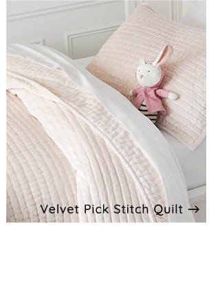 VELVET PICK STITCH QUILT