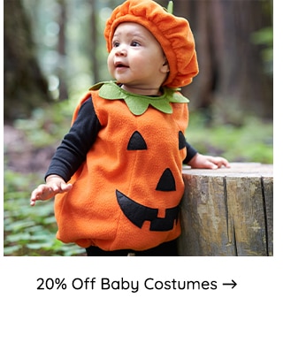 20% OFF BABY COSTUMES