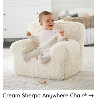 CREAM SHERPA ANYWHERE CHAIR