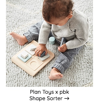 PLAN TOYS X PBK SHAPE SORTER