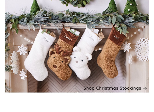 SHOP SHERPA CRITTER STOCKINGS