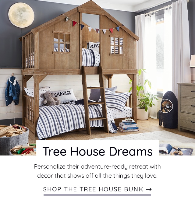 TREE HOUSE DREAMS. SHOP THE TREE HOUSE BUNK.