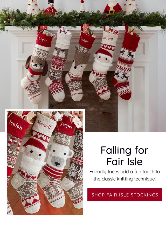 SHOP FAIR ISLE STOCKINGS