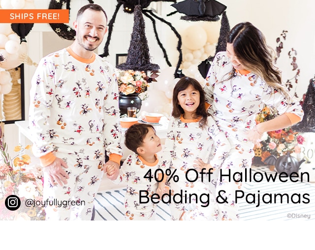 40% OFF HALOWEEN BEDDING AND PJS