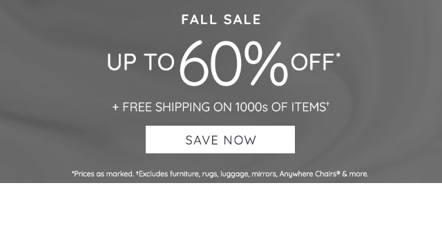 FALL SALE - UP TO 60% OFF +FREE SHIPPING ON 1000S OF ITEMAS