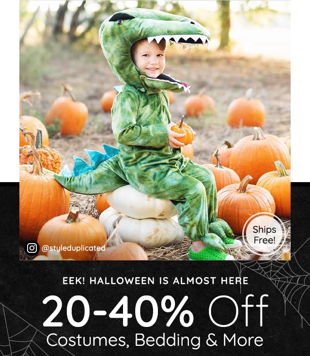 20-40% OFF COSTUMES, BEDDING & MORE