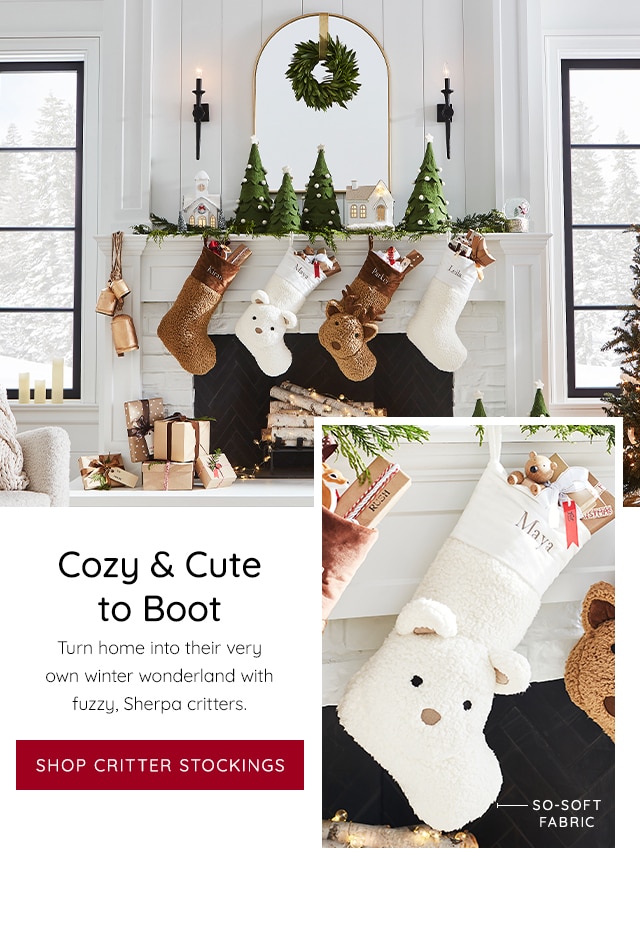 SHOP CRITTER STOCKINGS