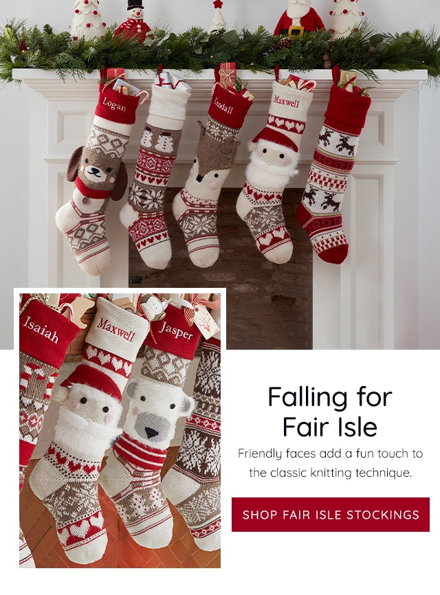 SHOP FAIR ISLE STOCKINGS