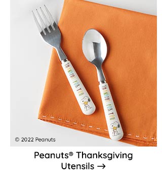 PEANUTS THANKSGIVING UTENSILS