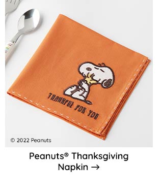 PEANUTS THANKSGIVING NAPKIN