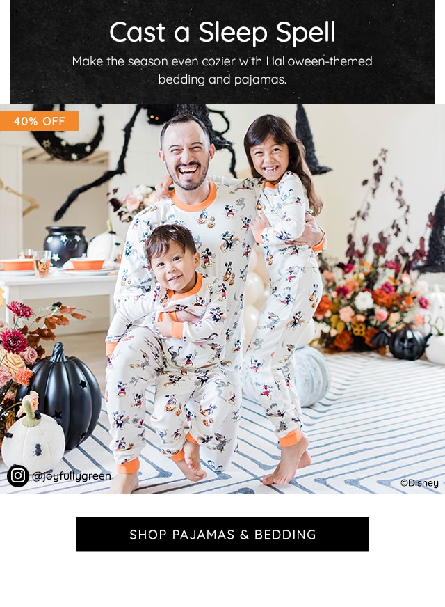 SHOP PAJAMAS & BEDDING