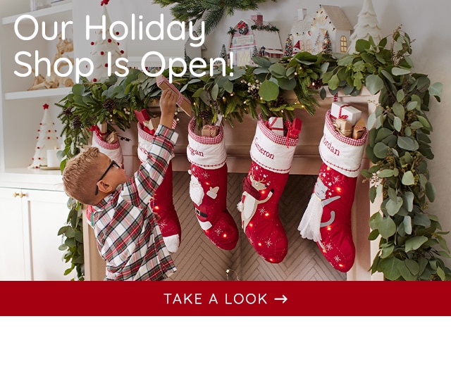 THE HOLIDAY SHOP IS OPEN