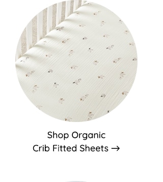 SHOP ORGANIC CRIB FITTED SHEETS