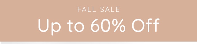 FALL SALE