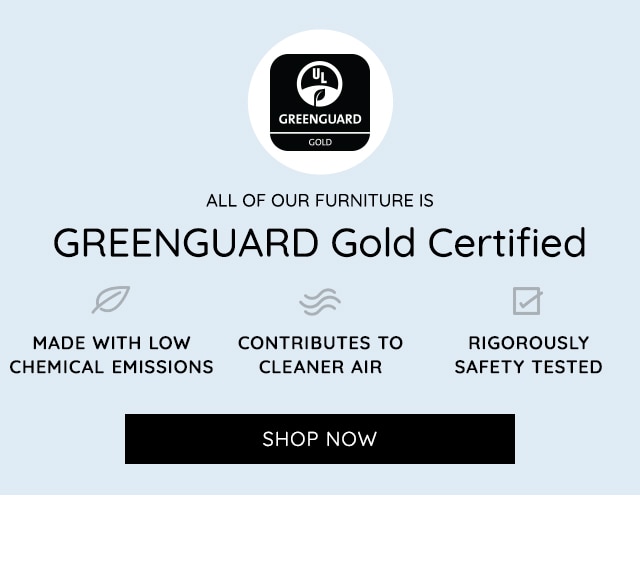 GREENGUARD GOLD CERTIFIED