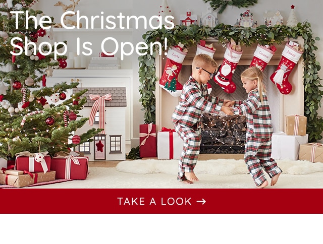 THE CHRISTMAS SHOP IS OPEN