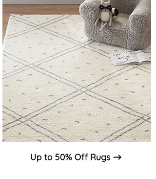 UP TO 50% OFF RUGS