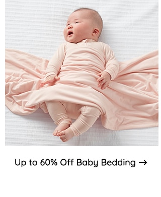 UP TO 60% OFF BABY BEDDING