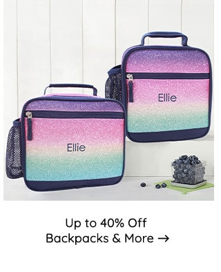 UP TO 40% OFF BACKPACKS AND MORE