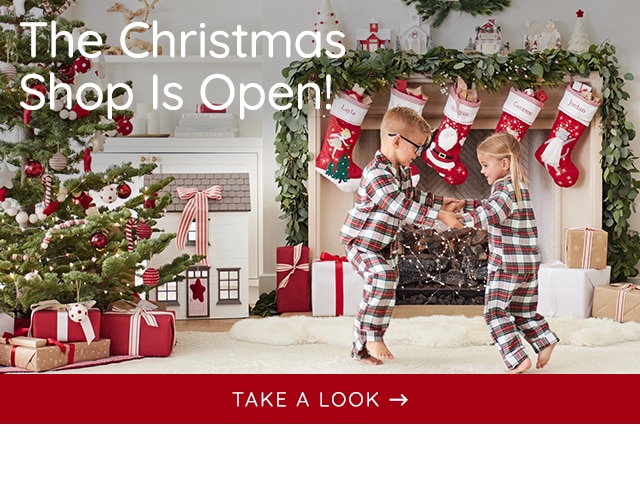 THE CHRISTMAS SHOP IS OPEN