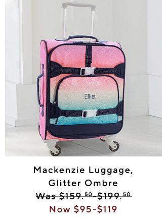 MACKENZIE LUGGAGE GLITTER OMBRE