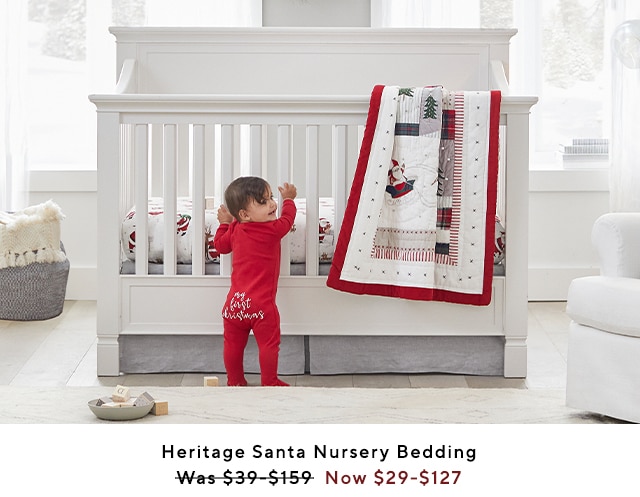 HERITAGE SANTA NURSERY BEDDING