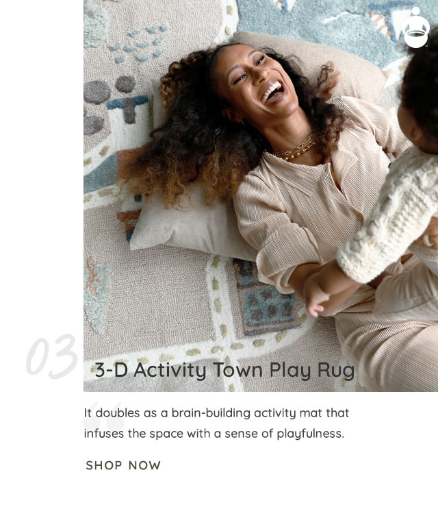 3-D ACTIVITY TOWN PLAY RUG