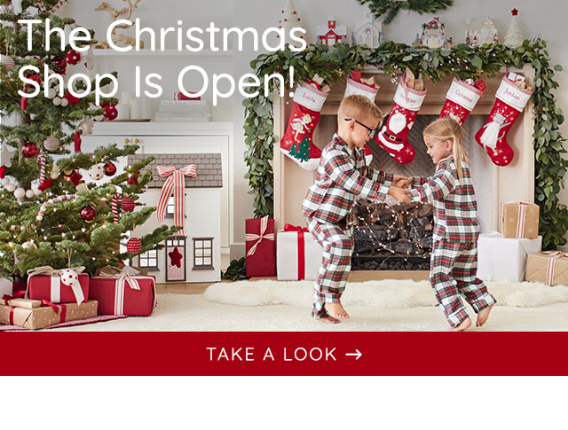 THE CHRISTMAS SHOP IS OPEN