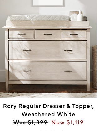 RORY REGULAR DRESSERE AND TOPPER