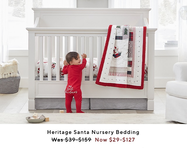 HERITAGE SANTA NURSERY BEDDING